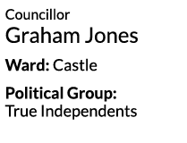 Councillor Graham Jones Ward  Castle Political Group  True Independents