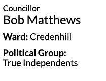 Councillor Bob Matthews Ward  Credenhill Political Group  True Independents