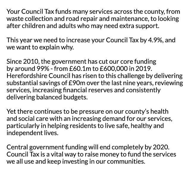 Your Council Tax funds many services across the county  from waste collection and road repair and maintenance  to loo   